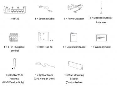 Industrial UR35 LTE-router POE, WiFi & GPS